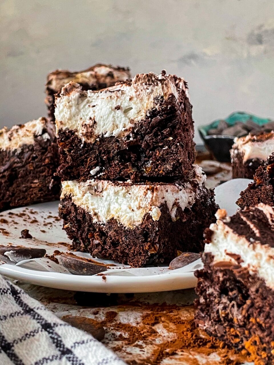 weganskie brownie meet without meat